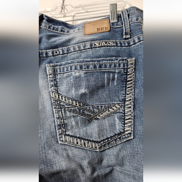 Bke Men's Jeans Carter Straight 34L - Picture 7 of 8